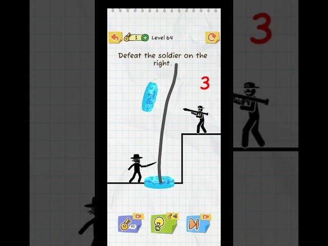 Draw 2 Save Level 64 Walkthrough Solution