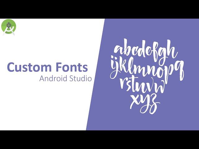 Add Custom Font in Android Studio - Tutorial