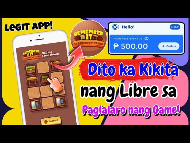 With Own Proof • Remember & Match Same Picture to Earn Free ₱500 Gcash • Remember it Legit App