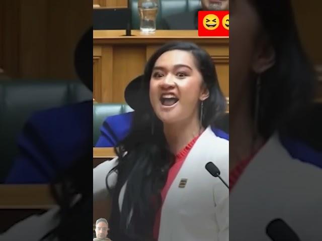 Newzealand MP performs Haka  #Maori #haka #maorihaka #newzealand #shortsfeed #youtubeshorts