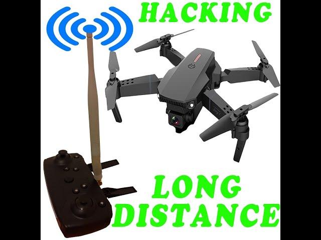 DRONE ANTENNA HACKING LONG DISTANCE EACHINE E88 E58 E520 E511 EX4 EX5 ...