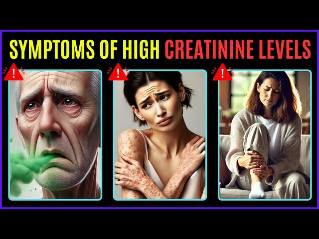 Your Kidneys DYING! 13 Symptoms Of High CREATININE Levels (You Ignore It)