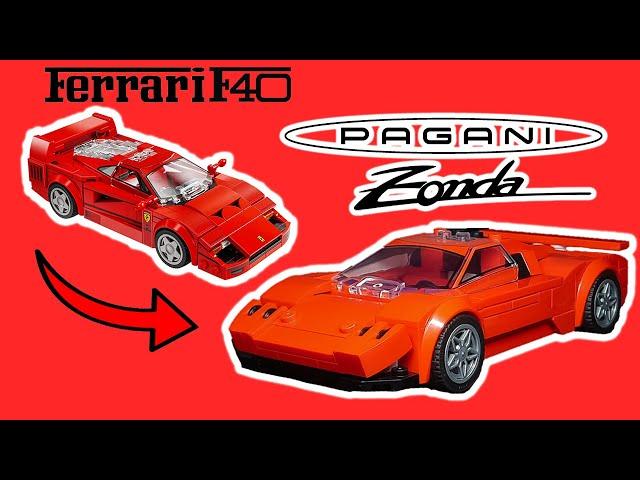 76934 Pagani Zonda - Lego Speed Champions Alternative MOC Tutorial