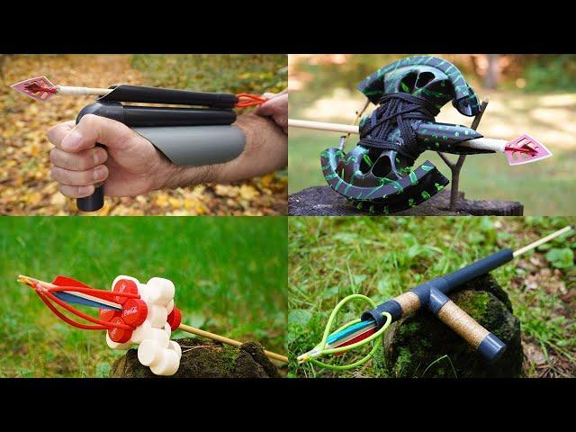 Top 4 Slingshots With Arrows For Survival - Craft Your Own Slingshot | Lis X