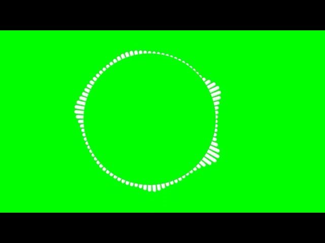 Green screen audio spectrum