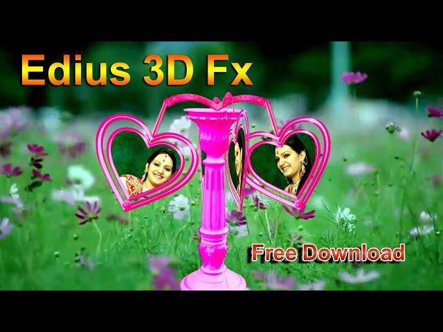 Edius Fcp 3D Effect Free Download || edius 3D effect 2024||  @softtech369