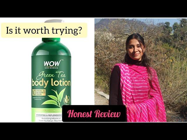 WOW SKIN SCIENCE Green tea Bodylotion | Honest Review | Devanshi kalra