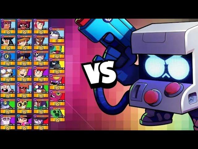 8-БИТ ПРОТИВ ВСЕХ БРАВЛЕРОВ В BRAWL STARS