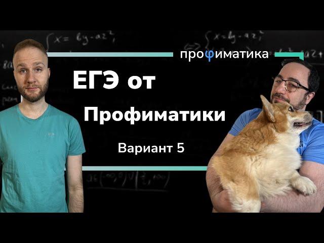 Тренировочный вариант 5 от Профиматики. Разбор