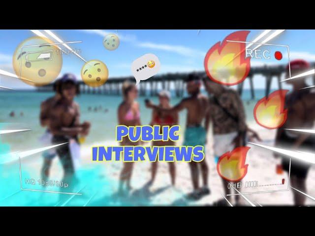 Public interviews with Double 〽️on Pensacola beach !!!  Cops was following us ??!!