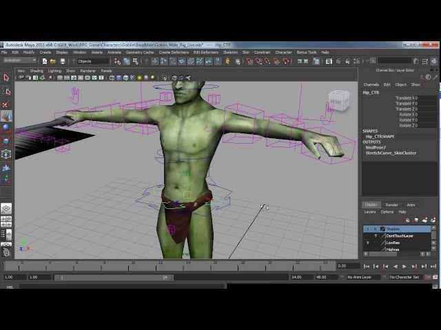 Game rigging with Maya - Intro