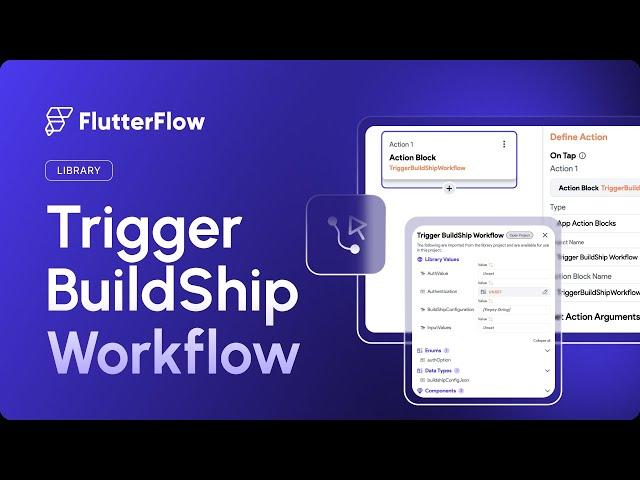 Connect FlutterFlow Apps to BuildShip Workflows | Trigger BuildShip Workflow Library | Tutorial