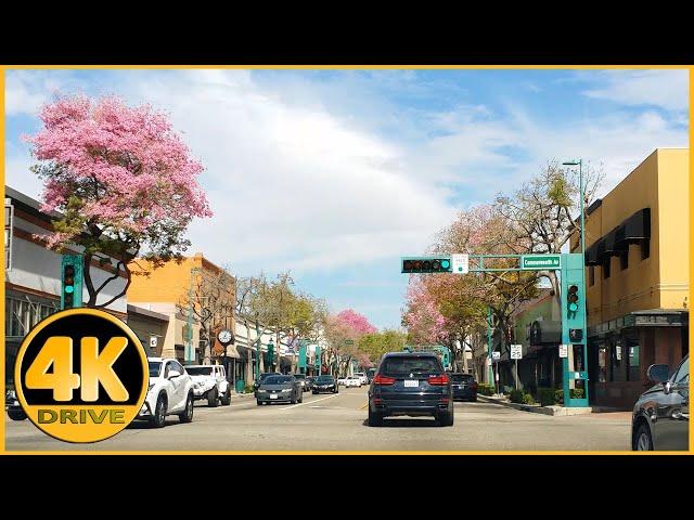 Driving Tour of Harbor Blvd (Anaheim to Fullerton) [4K]