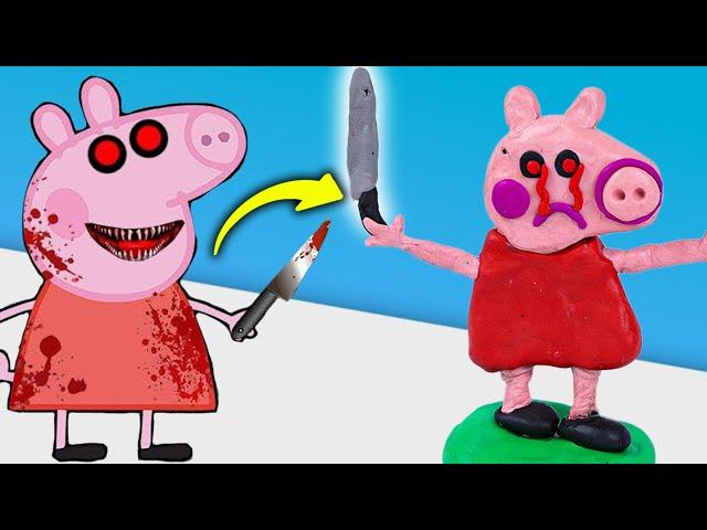 Лепим Свинку Пеппа EXE (Peppa Pig.exe) из Пластилина!