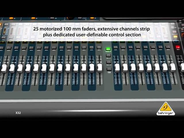 Behringer X32 Digital Mixer Introduction at Soundsliveshop.com
