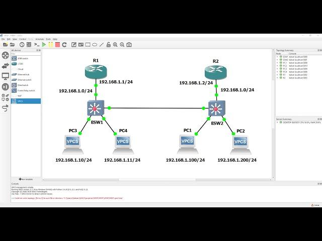 GNS3 Tutorial - Full Setup Guide for Beginners - A to Z