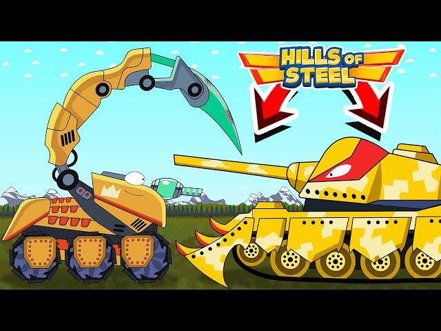 ЛЕГЕНДАРНЫЙ СКОРПИОН! МУЛЬТИКИ ПРО ТАНКИ HILLS OF STEEL! CARTOONS ABOUT TANKS