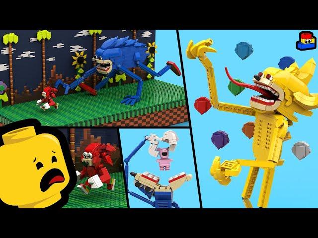 Building More LEGO Sonic Tapes: Super Shin Sonic, Knuckles chase, and more