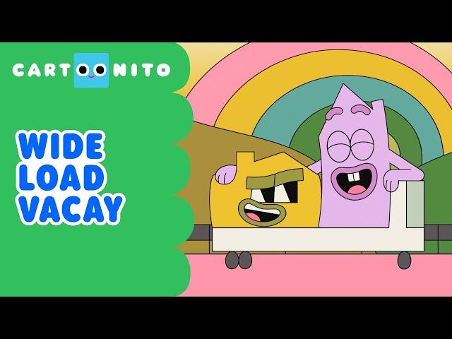 Charlie & Frank's Open Road Adventures | Wide Load Vacay | Cartoonito