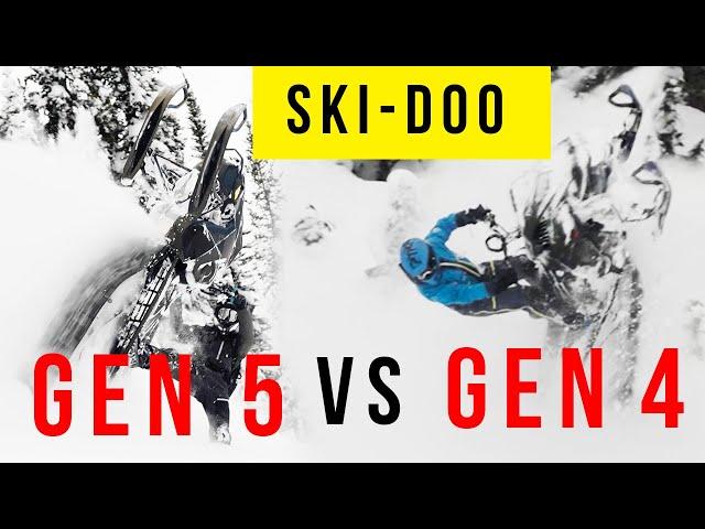 SKI-DOO GEN 5 TURBO VS GEN 4 TURBO | Sled Wyo Vlog 14