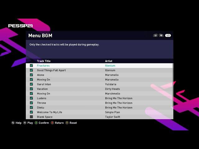 HOW TO CHANGE SOUNDTRACK PES 2021 EASY