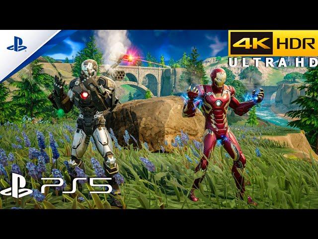 Fortnite (PS5) 4K 60FPS HDR Gameplay (Iron Man MK 45 And War Machine)