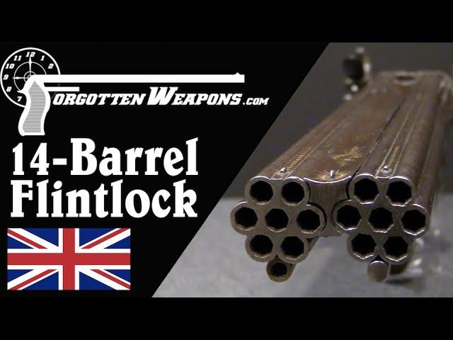 Perdition to Conspirators! Magnificent 14-Barrel Flintlock