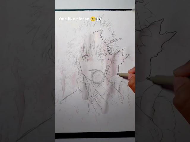 anime drawing art new ️ #art #drawing #youtubeshorts #shorts