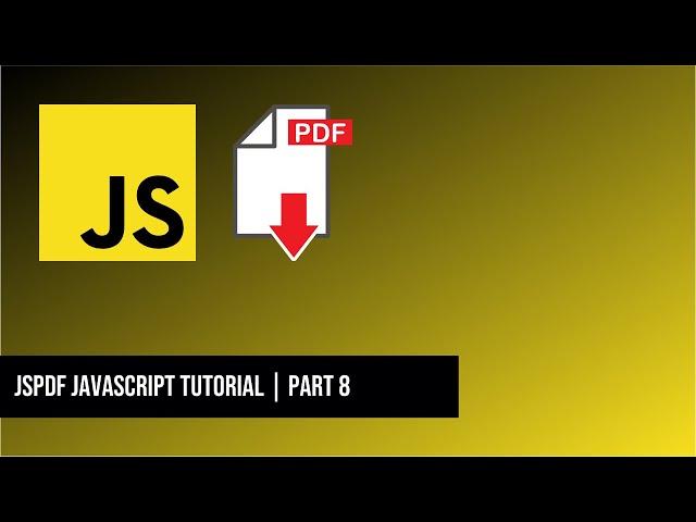 How to Wrap Long Text With splittexttosize in jsPDF | jsPDF Tutorial Part 8