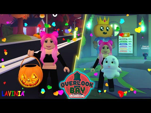 Хэллоуин в OVERLOOK BAY Roblox! Роблокс ОВЕРЛУК БЭЙ Halloween Новые Петы и разные Челленджи!