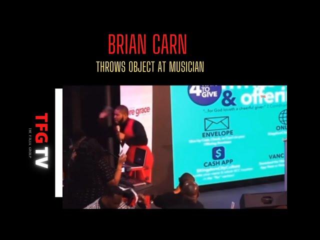 Brian Carn Throws Something at his Musician | Apology