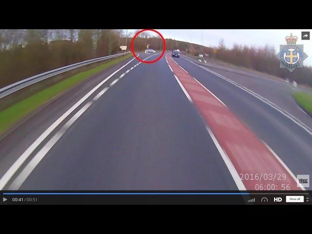 Footage of fatal motorcycle collision released to urge drivers to be more careful