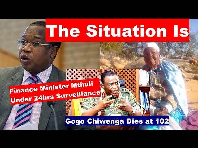 WATCH LIVE; The situation Tense, Finance Minister may Escape, Chiwenga Mourns,  Mohadi Fire, Chamisa