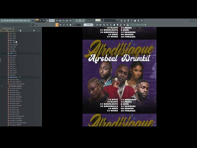 (FREE) Afrobeat Drum Kit 2024 - "AFRODISIAQUE" | Free Drum Kit Download