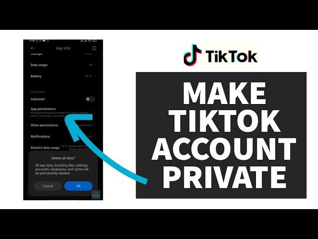 How To Make TikTok Account Private (2023)