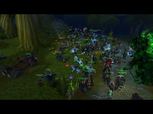 The biggest Horde raid in Warmane-Icecrown history. Deletting Stormwind and crashing the server