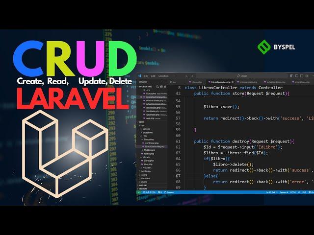 Cómo hacer un CRUD con PHP y MySQL en Laravel Framework (Crear, Leer, Actualizar y Borrar)