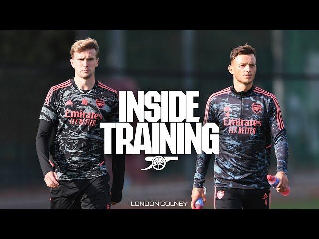 INSIDE TRAINING | Arsenal prepare for PSV in Europa League