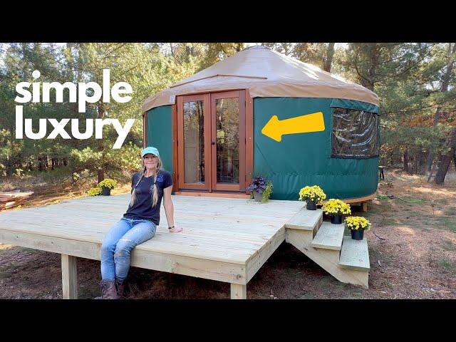 This off-grid YURT might surprise you | FULL TOUR