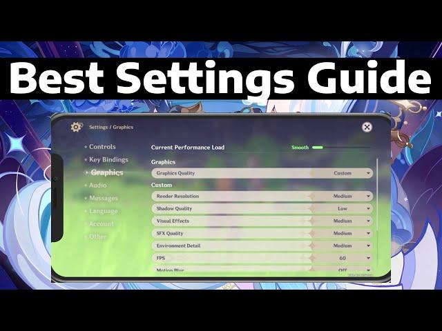 Genshin Impact Mobile Best Settings for No Lag & Good Performance