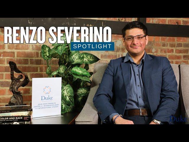 Renzo Severino: von der Heyden Global Fellows Spotlight