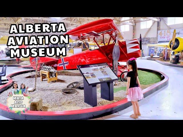 Explore Edmonton: The Alberta Aviation Museum | Kids Flight Simulator Experience