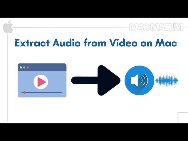 How to extract audio from video on mac