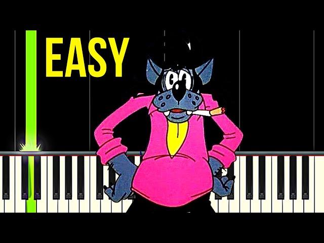 Nu pogodi (Ну погоди) Easy Piano Tutorial For Beginners - Learn to play Piano and keyboard