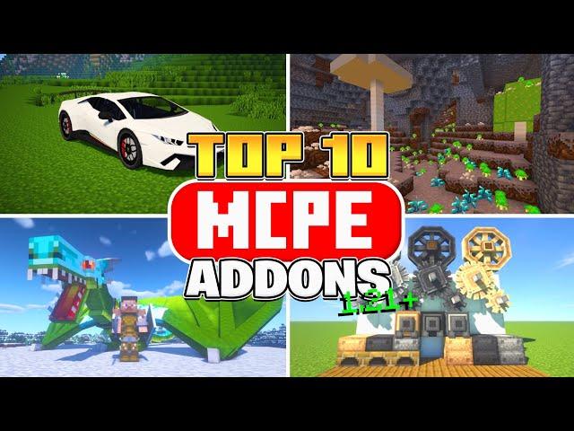 Top 10 BEST Addons For Minecraft Bedrock 1.21!