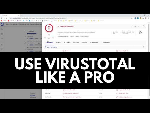 Advanced VirusTotal Tutorial | Learn Cybersecurity