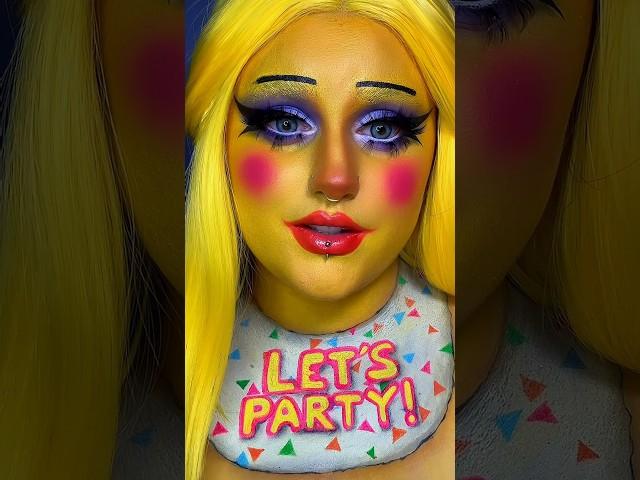 Are you feeling nervous? #makeup #cosplay #fnaf #toychica #chica #chicafnaf