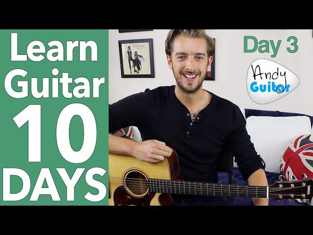 Guitar Lesson 3 - 'Three Little Birds' Guitar Tutorial [10 Day Guitar Starter Course]