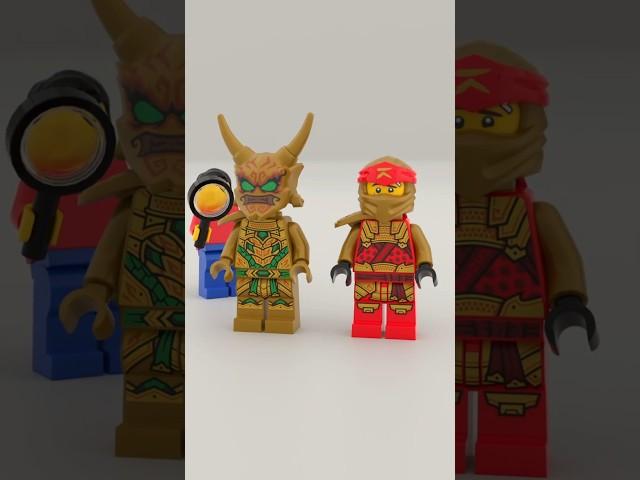 LEGO Ninjago Minifigures Golden Oni Lloyd and Kai from Set 71774 #lego #legoninjago