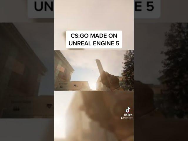 PLAYABLE CS:GO - Unreal Engine 5 (Dust 2 Remake) #csgo #unrealengine #gaming #cod